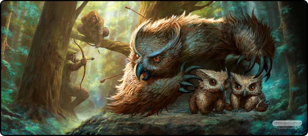 Feathery Refuge - Deskmat