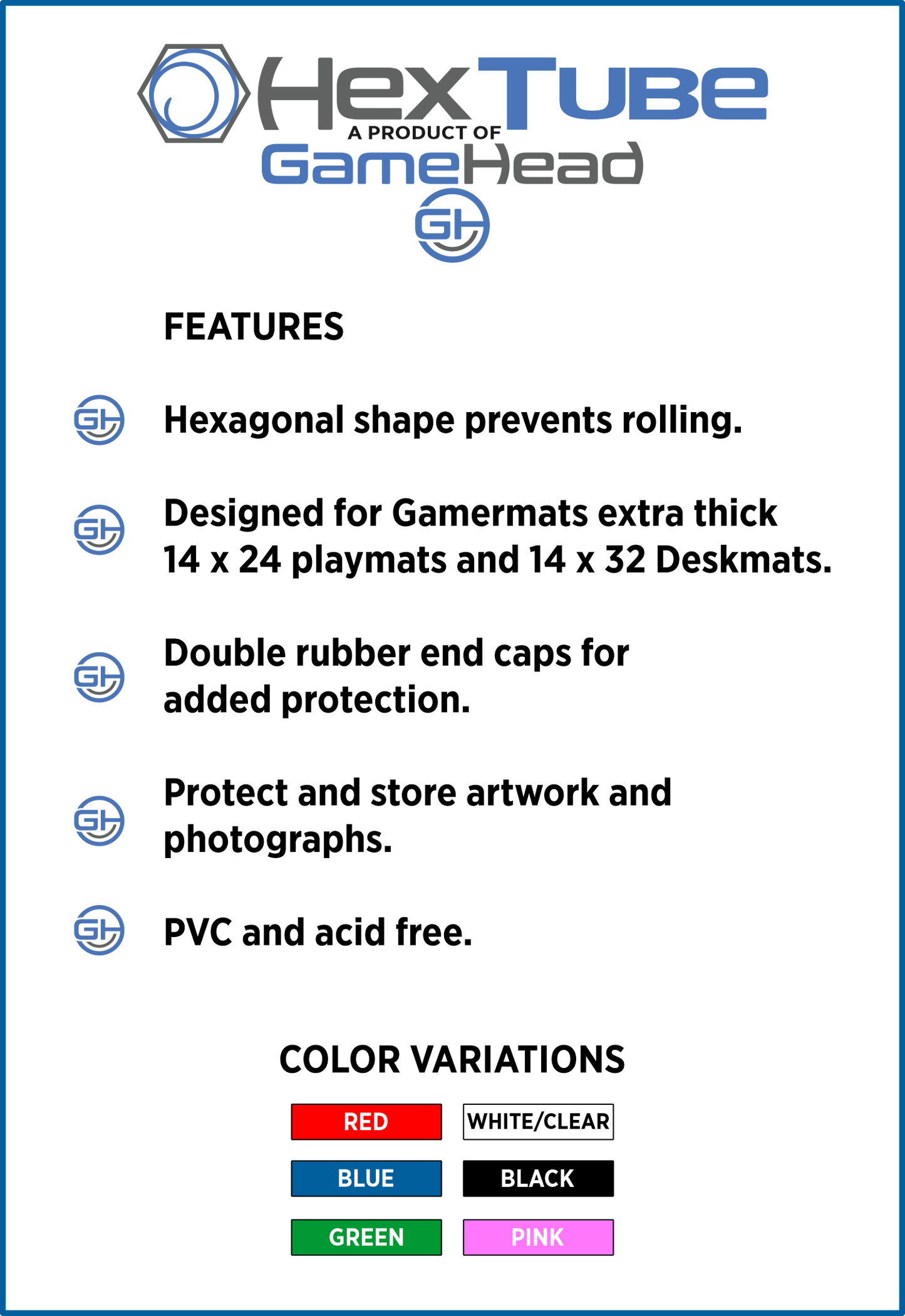 Playmat Hex Tube - GameHead