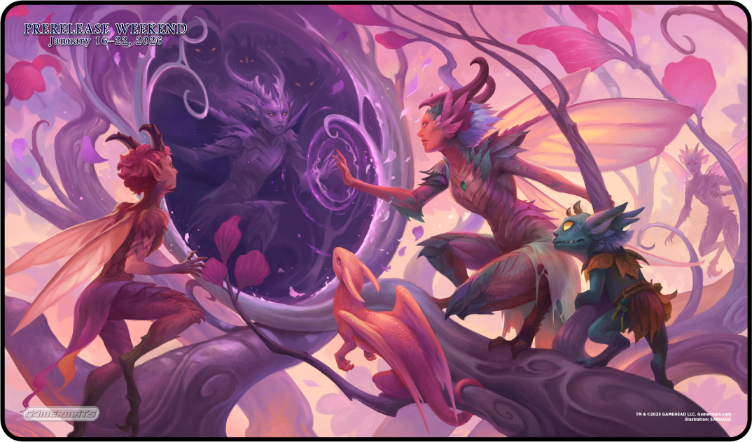 15 x Premium Black Stitched Playmats (14"x24") - Lorwyn Eclipsed