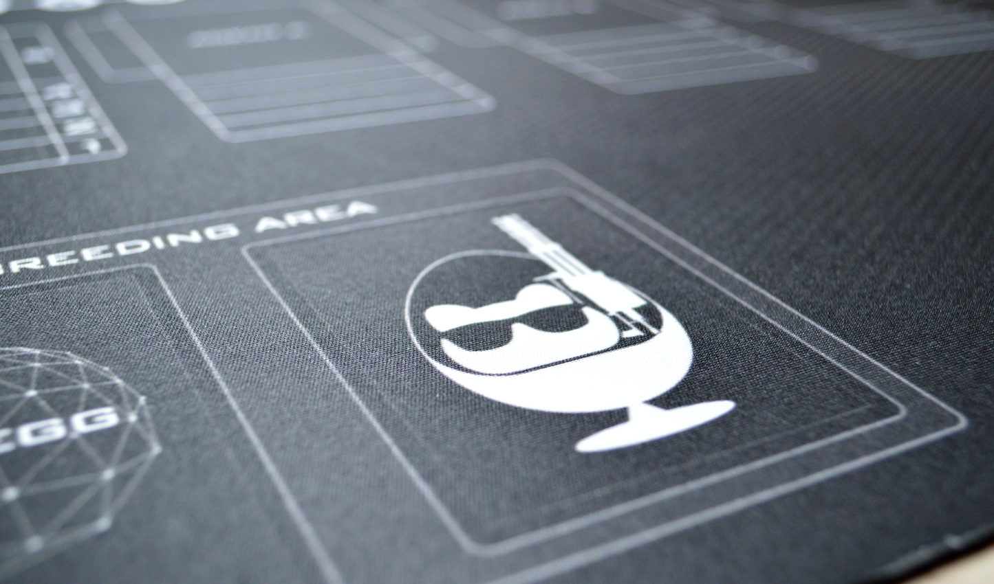 Digimon in Black Organization – Two-Player Playmat with Zones