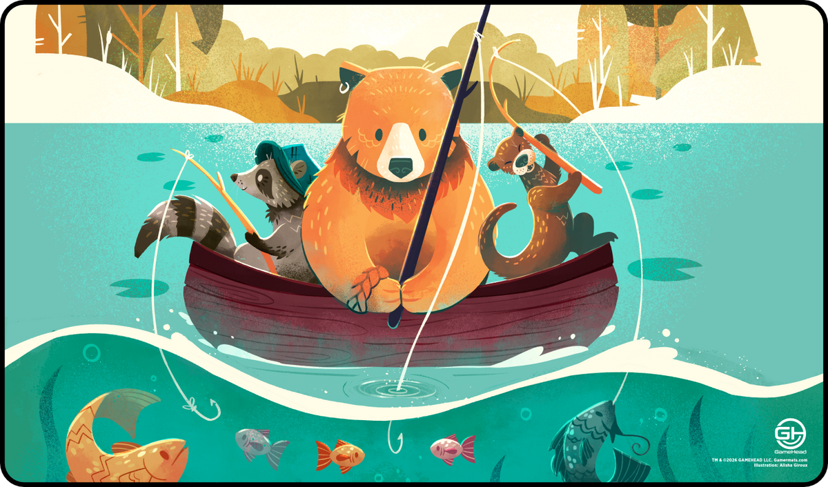 Friendly Fishing Art Mat - Playmat