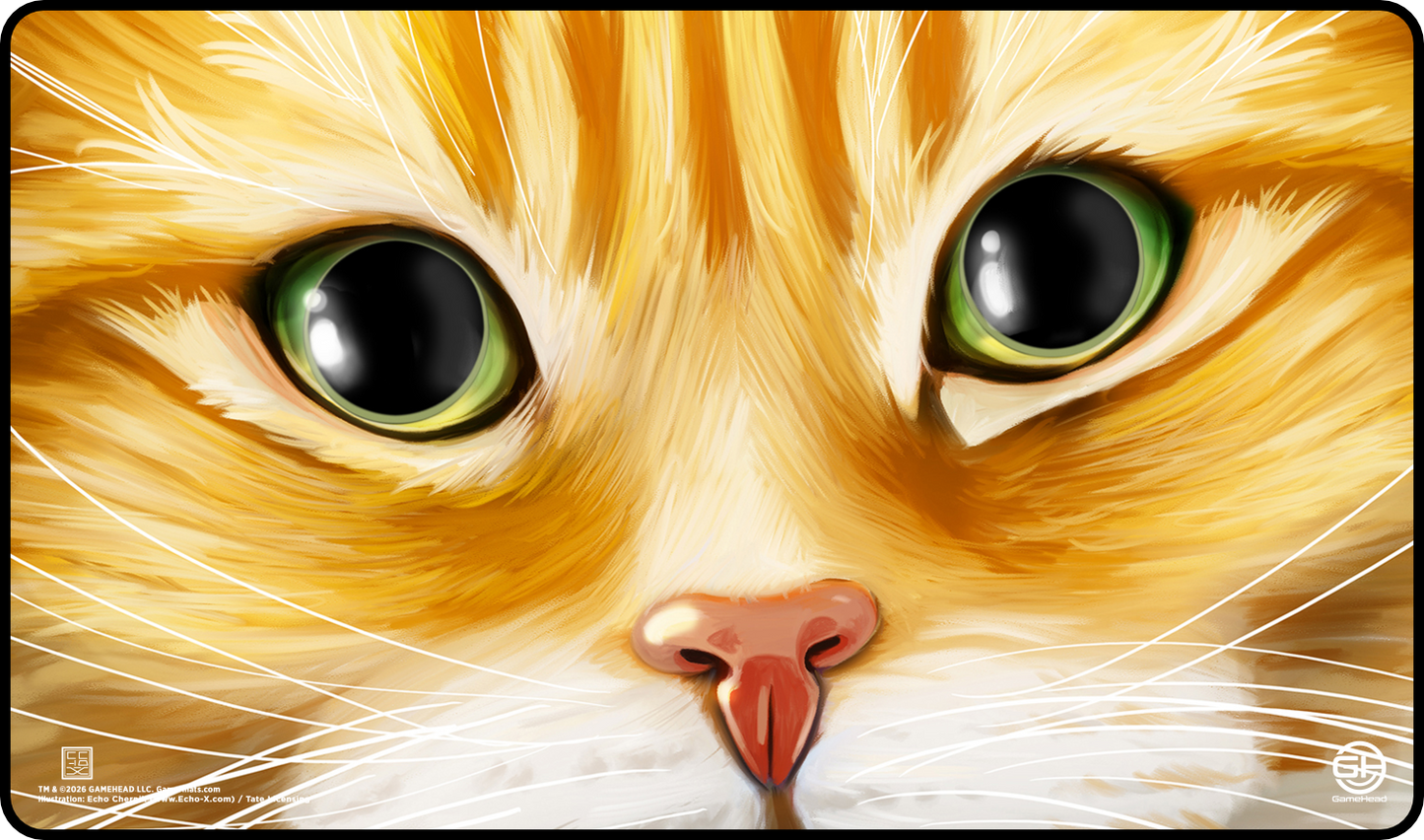 Orange Tabby by Echo Chernik - Playmat