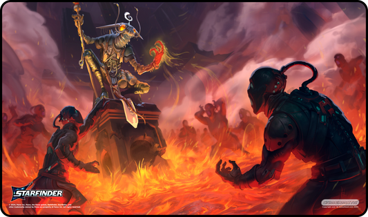 Keskodai's Volcanic Wrath - Starfinder Playmat