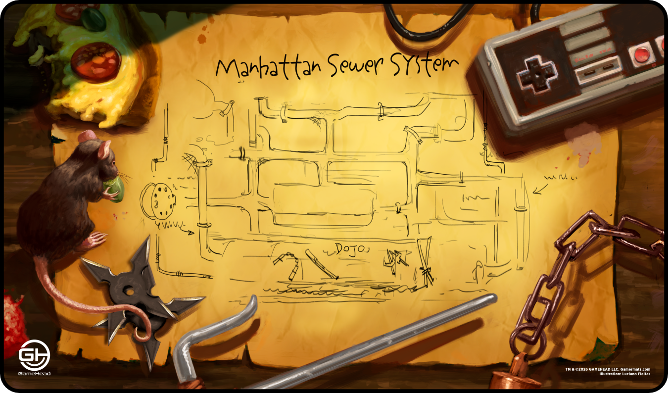 Manhattan Sewer System - Playmat