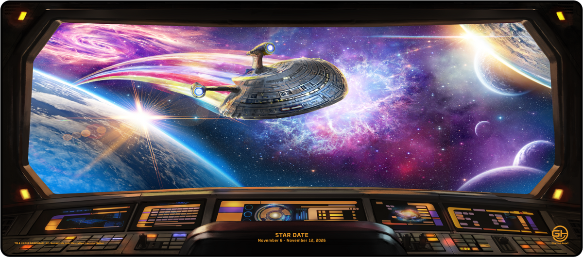 10 x Premium Black Stitched Deskmat (14"x32") - Prerelease Celebration (Oct 2026)