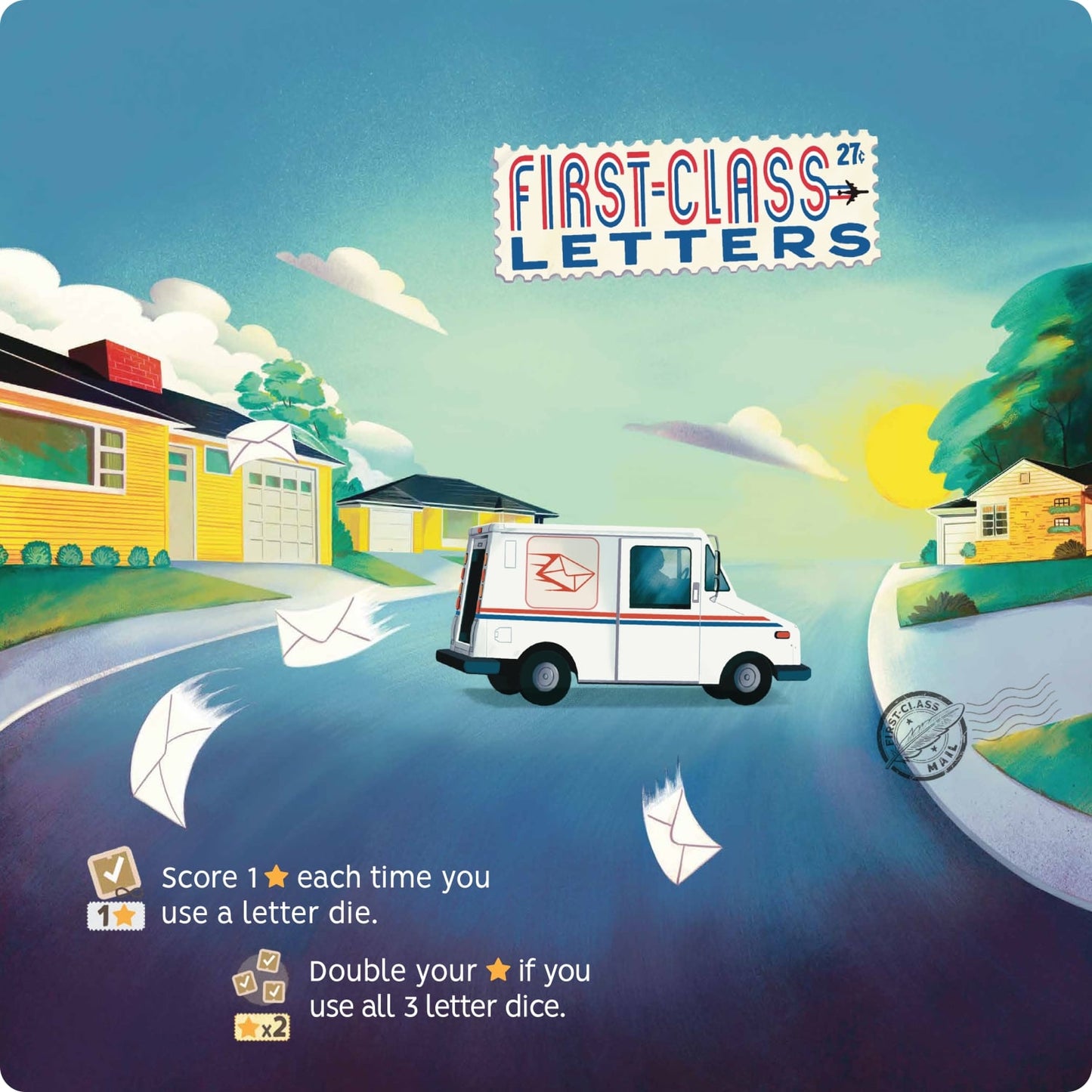 First-Class Letters - Square Playmat