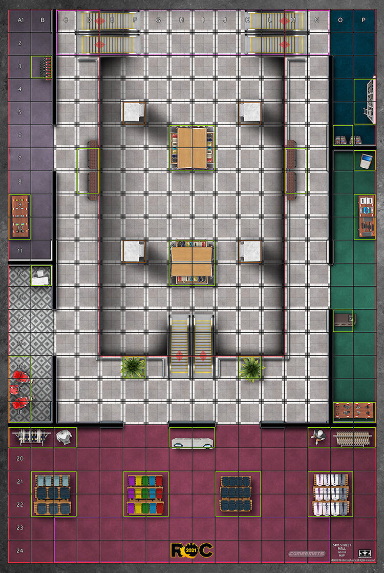 84th Street Mall - ROC Mat Square Corners - 36" x 24" x 1/16"