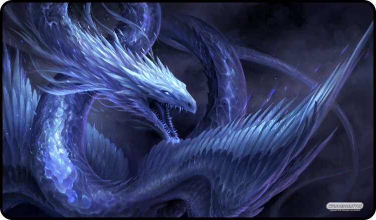 Blue Crystal Dragon - Playmat – GameHead | GamerMats