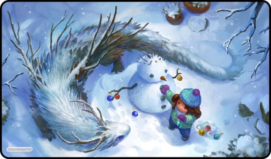 Do You Wanna Build a Snowman - Playmat Standard No Border - 24" x 14" x 1/16"