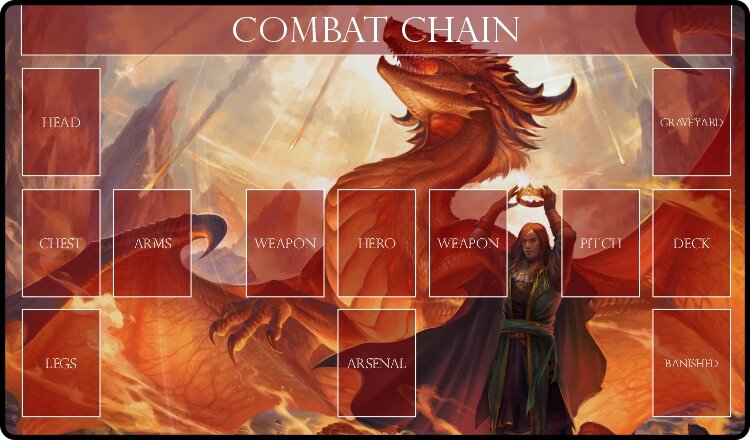 Red Mage Flesh and Blood Compatible Zone Mat - Playmat – GameHead