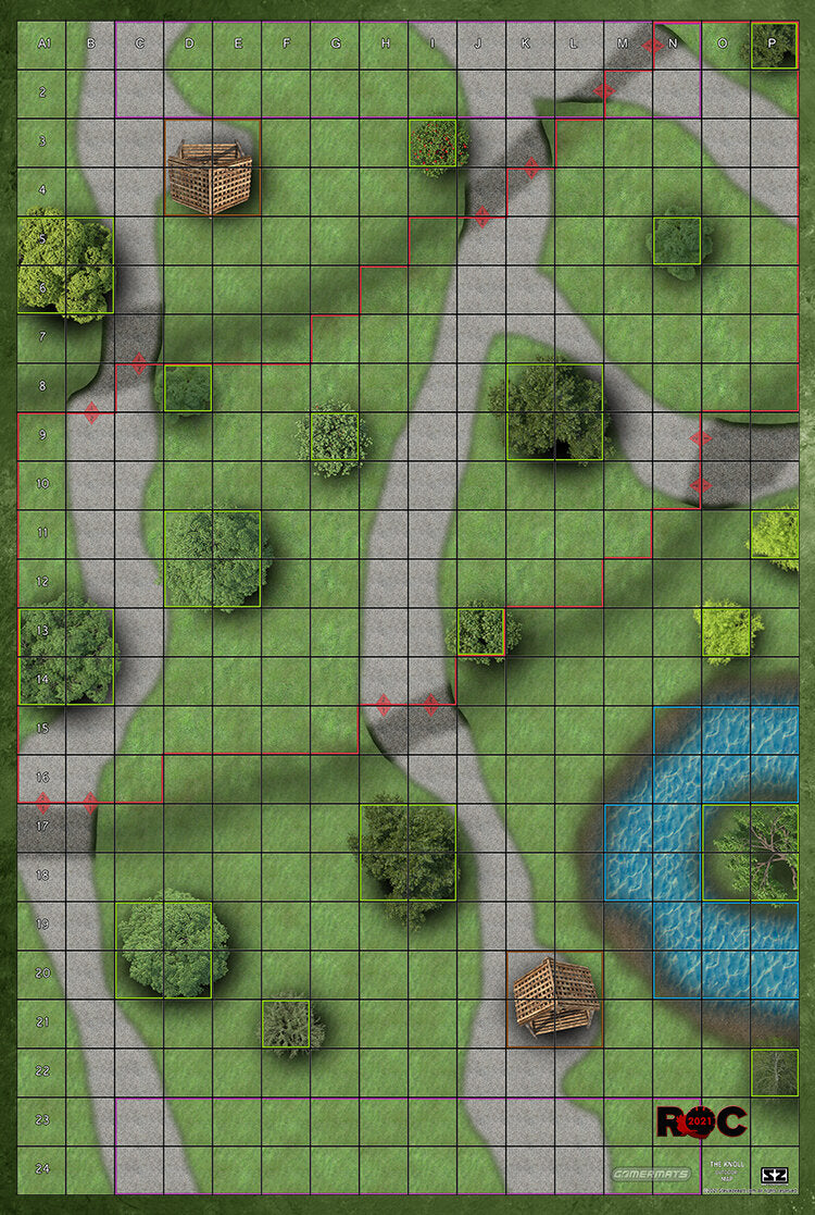 The Knoll - ROC Mat Square Corners - 36" x 24" x 1/16"