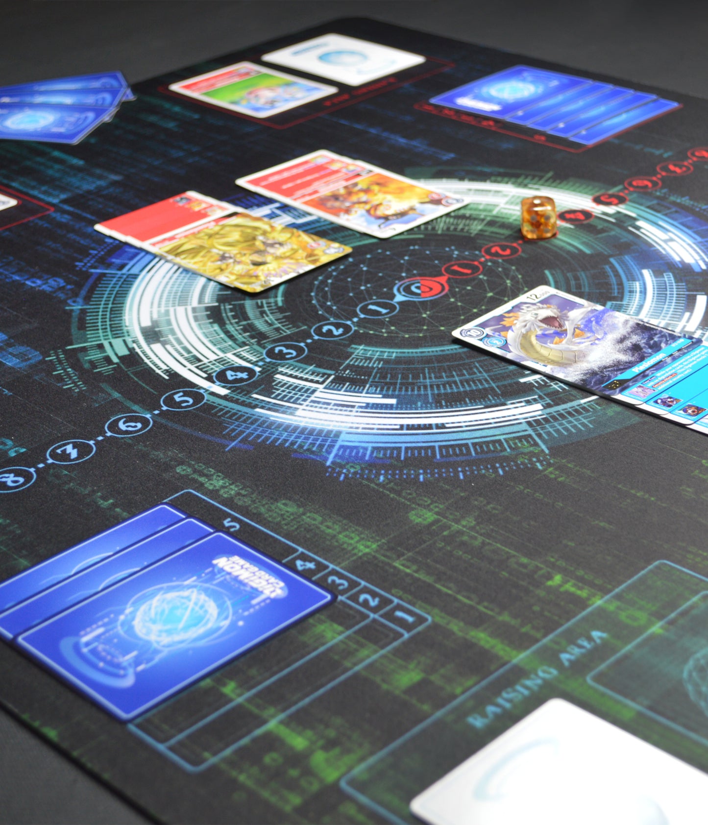 Digimon in the Wonderland – Two-Player Playmat with Zones