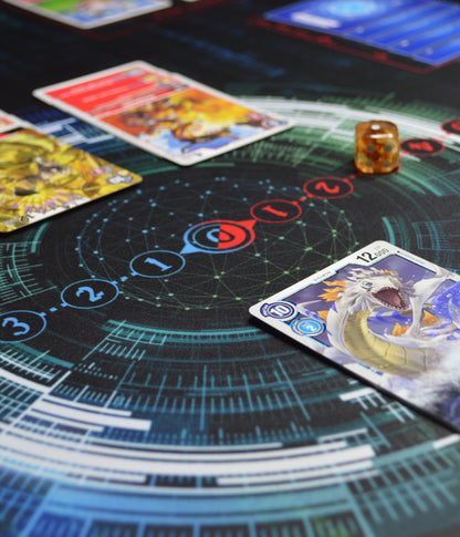 Digimon in the Wonderland – Two-Player Playmat with Zones