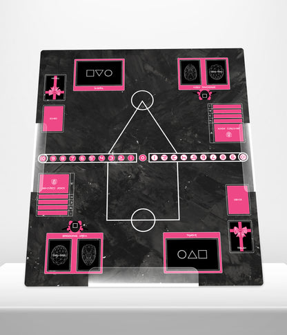 Digimon Squid Game Crossover – Two-Player Playmat with Zones