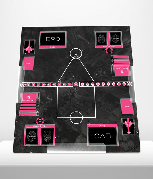 Digimon Squid Game Crossover – Two-Player Playmat with Zones