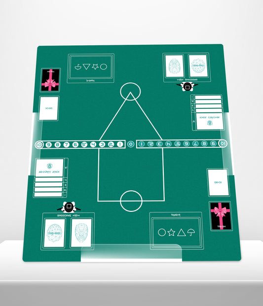 Digimon Squid Game Crossover – Two-Player Playmat with Zones
