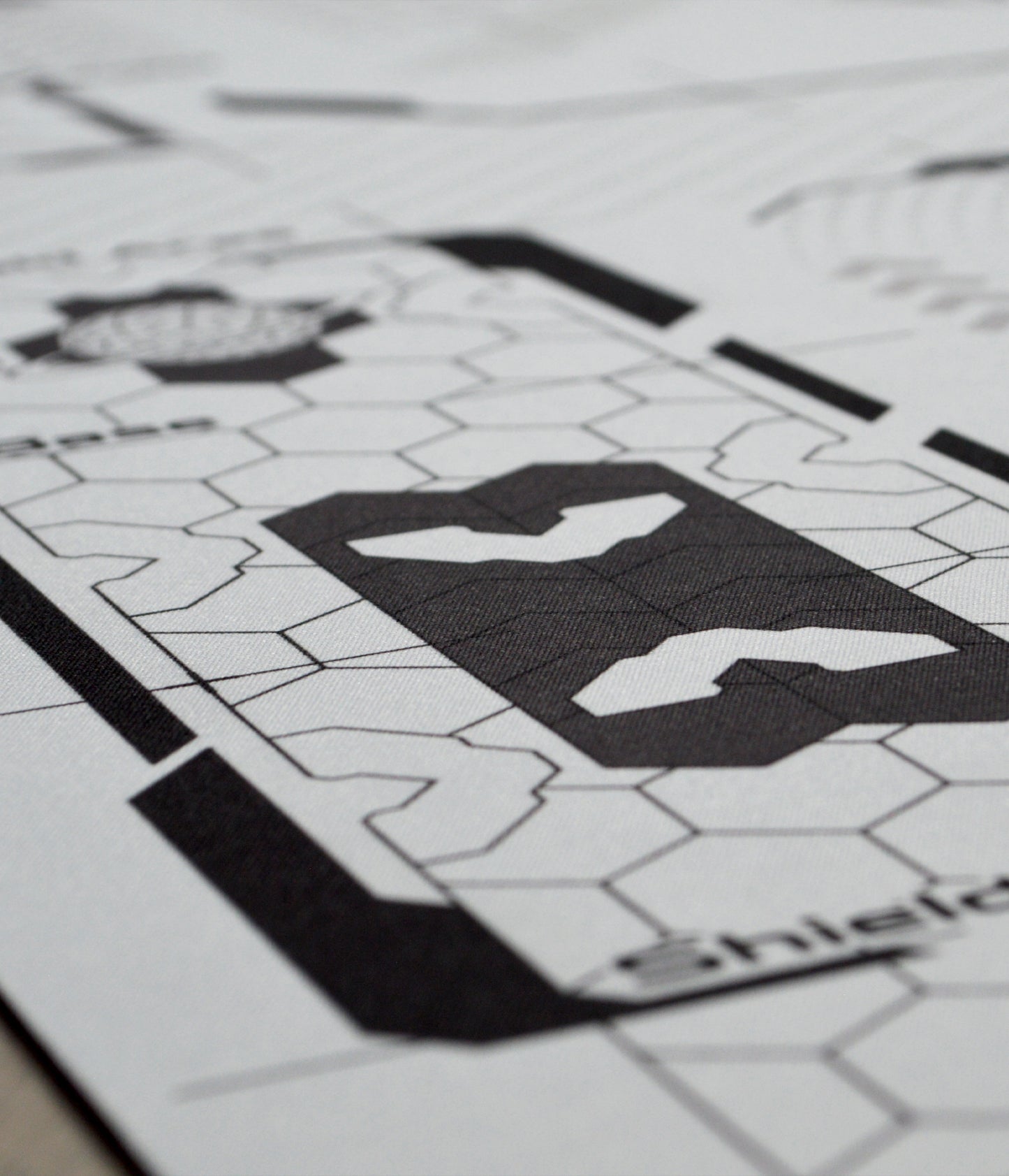 Gundam and Zaku Battle – Two-Player Playmat with Zones