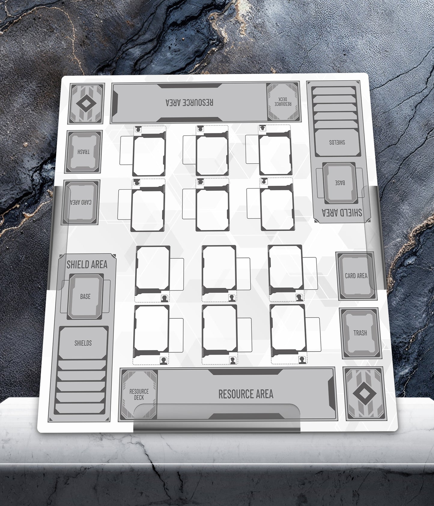 Gundam Universe – Two-Player Playmat with Zones