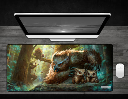 Feathery Refuge - Deskmat