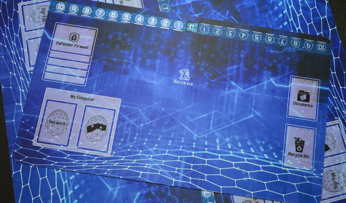 Digimon Cyber Fog – Playmat with Zones