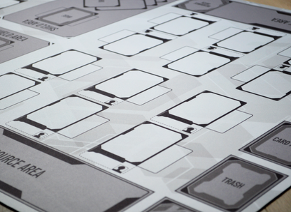 Team Battle Gundam – Four-Player Playmat with Zones