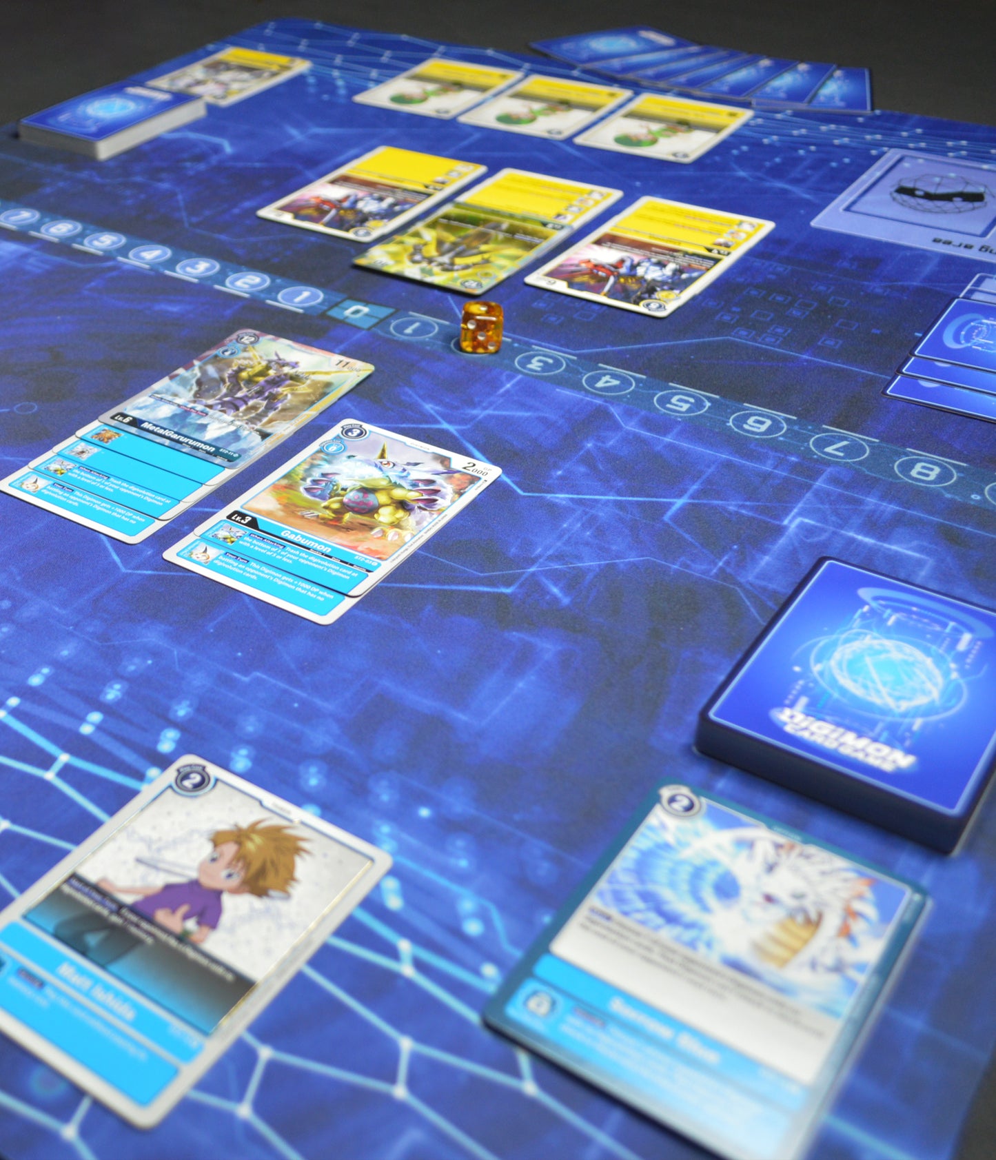 Digimon PC Desktop – Two-Player Playmat with Zones