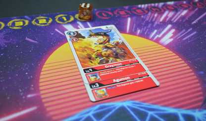 Digimon Vaporwave World – Playmat with Zones