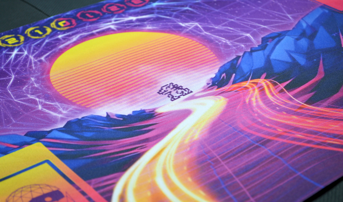 Digimon Vaporwave World – Playmat with Zones