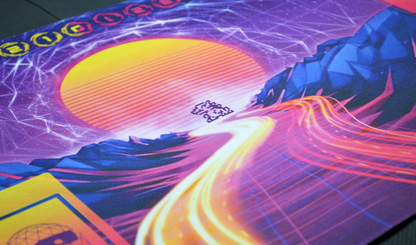 Digimon Vaporwave World – Playmat with Zones