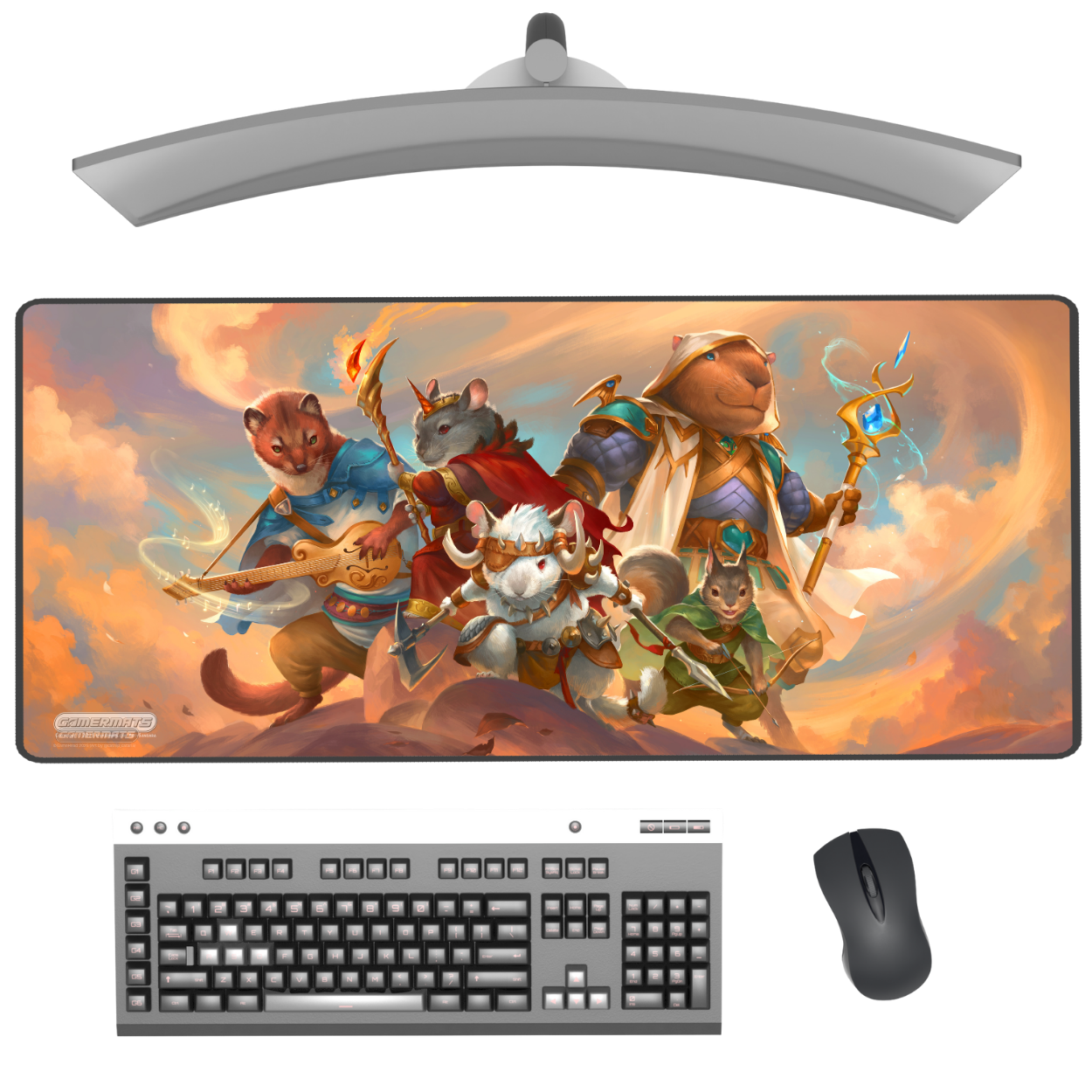 Animal Raiding Party - Deskmat