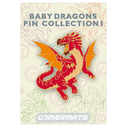 Baby Red Dragon from Baby Dragons Pin Set 1
