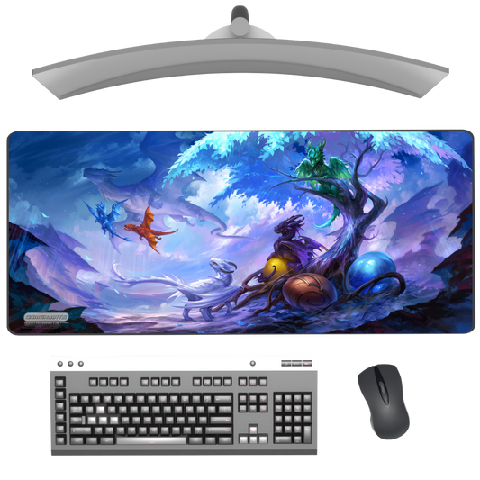 Baby Dragons Circle of Life - Deskmat