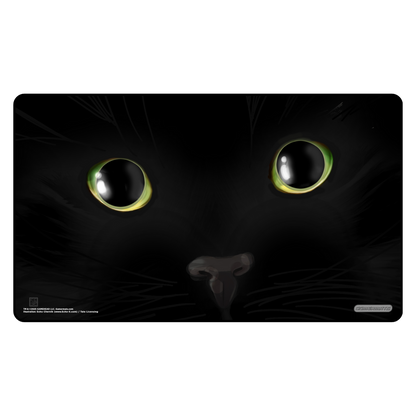 Black Void Cat by Echo Chernik - Playmat