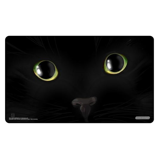 Black Void Cat by Echo Chernik - Playmat
