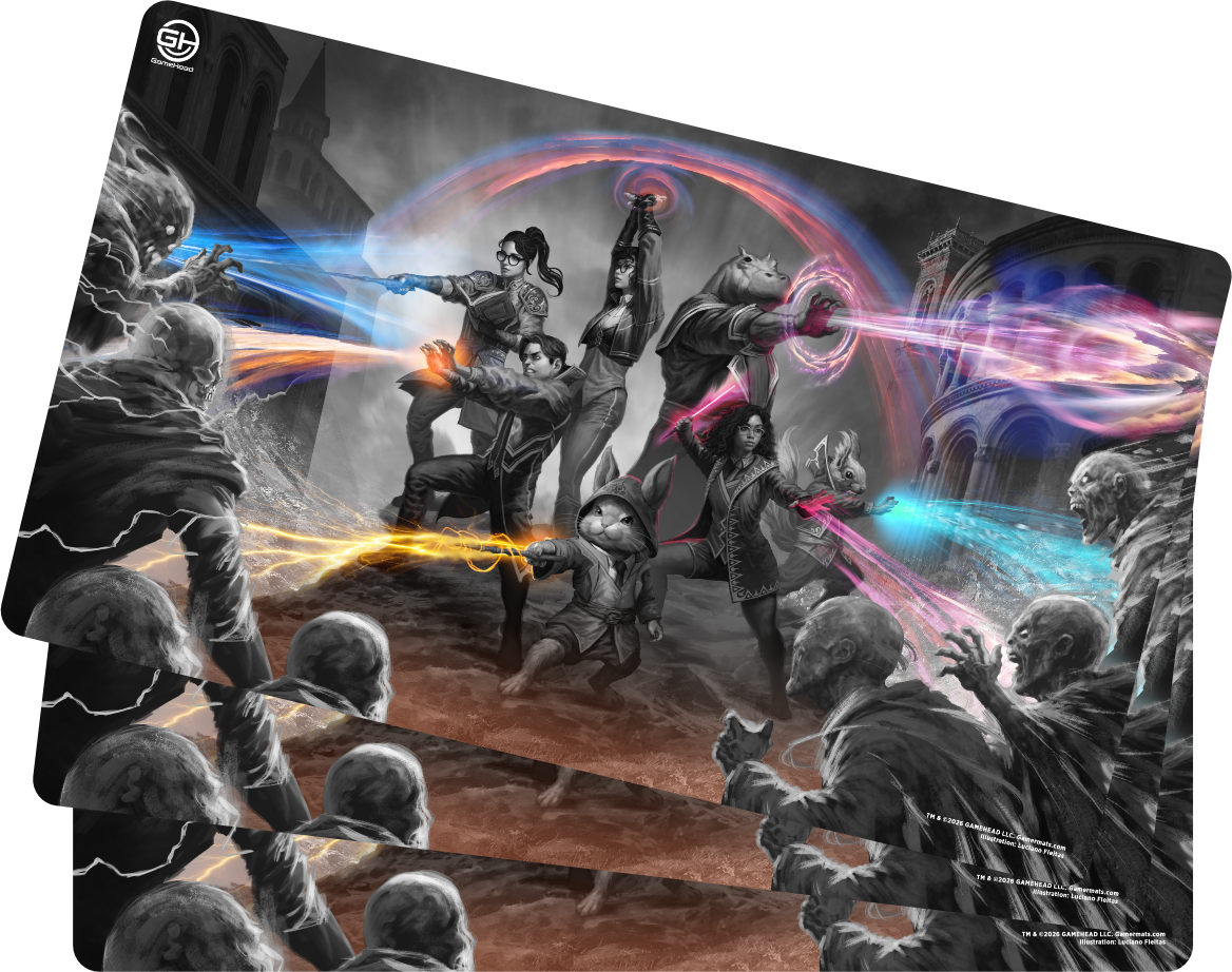 Black and White Color Block Playmat Bundle of 3