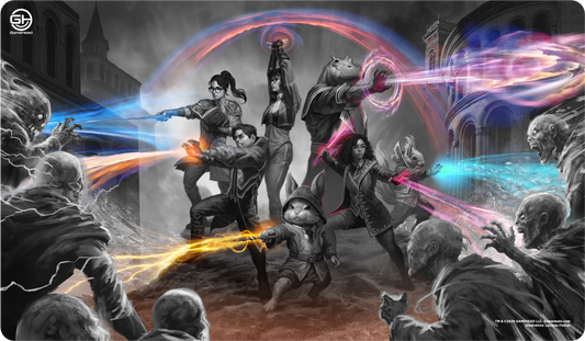 Black and White Color Block Playmat Bundle of 3