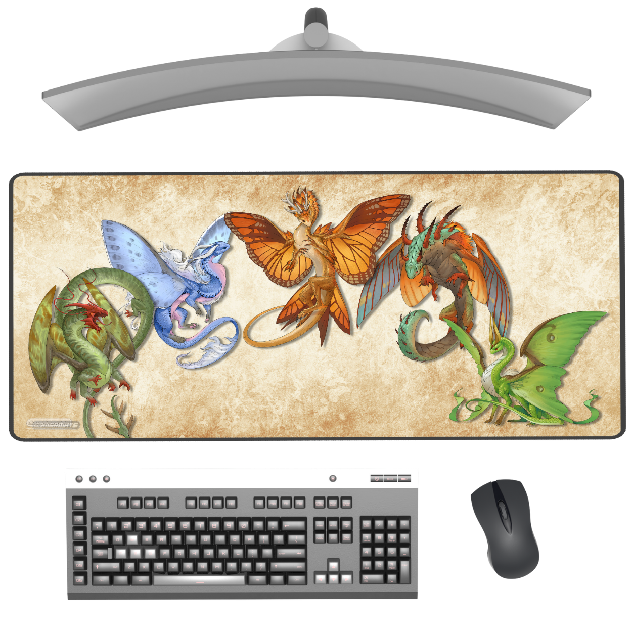 Butterfly Dragons - Deskmat