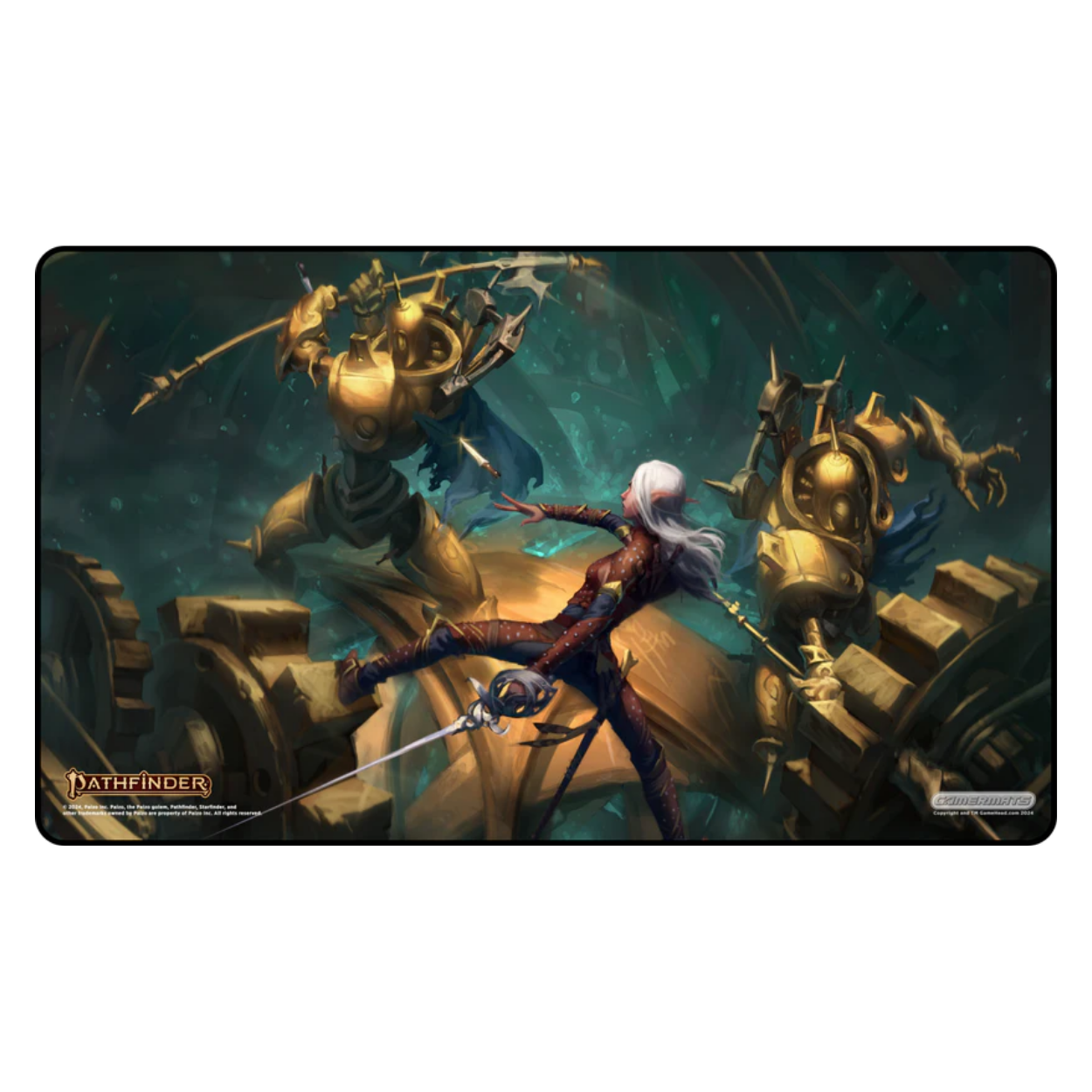 Clockwork Fight - Pathfinder Playmat