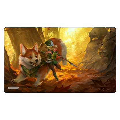 Corgi and Elf - Playmat