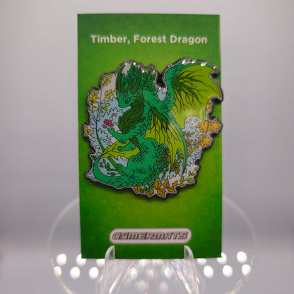Timber, Forest Dragon Pin