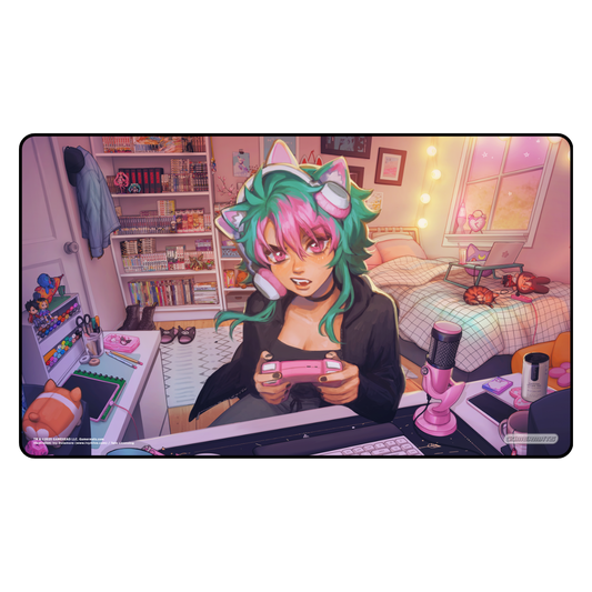 Gamer Girl by Ivy Dolamore - Playmat