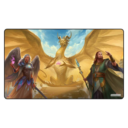 Gold Lotus Dragon - Playmat