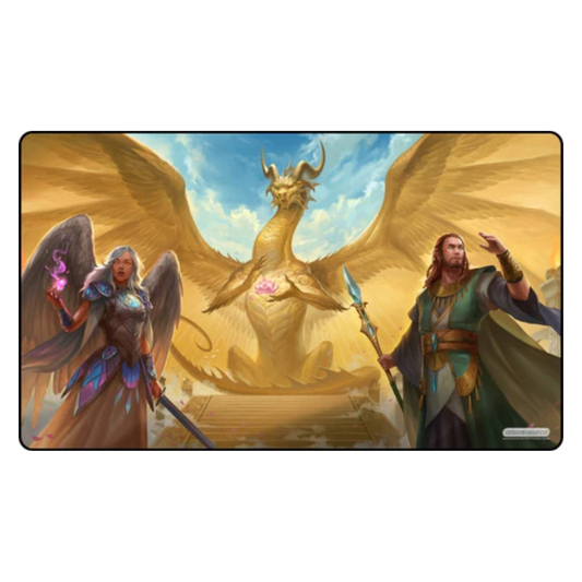 Gold Lotus Dragon - Playmat