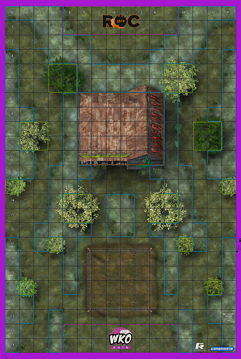 Mr Chomp's Swamp - ROC Mat