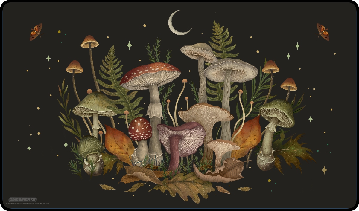 Mushroom Forest by Episodic Drawing - Playmat