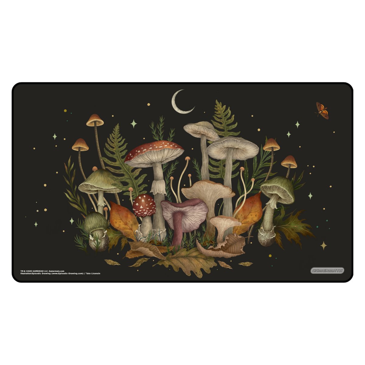 Mushroom Forest by Episodic Drawing - Playmat – GameHead | GamerMats