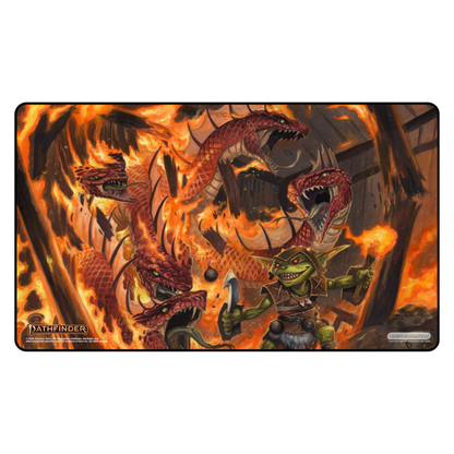 Nok-Nok vs Hydra - Pathfinder Playmat