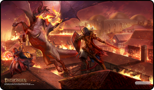 Seoni & Valeros vs The Sandpoint Devil - Pathfinder Playmat