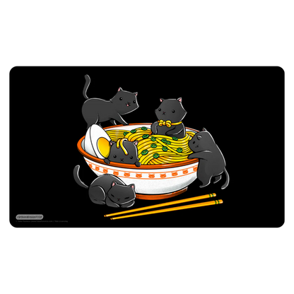 Ramen cats by Tobe Fosneca - Playmat