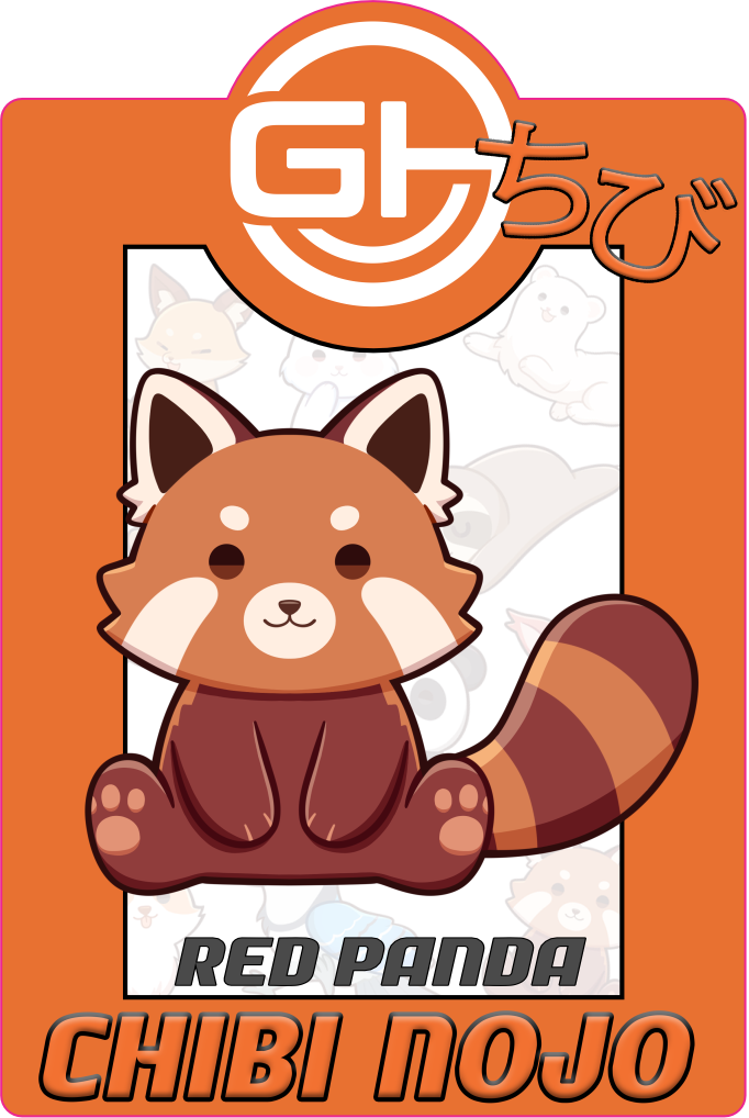 Chibi Red Panda Pin